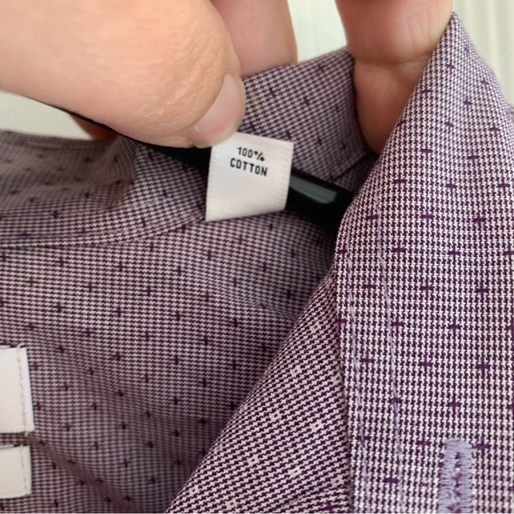 Calvin Klein Slim Fit Mens Top 32/33 M Purple - Picture 4 of 6
